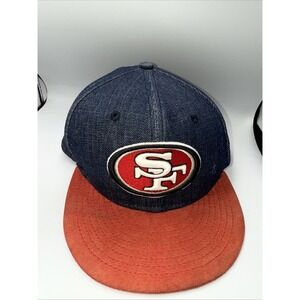 San Francisco 49ers New Era NFL 9FIFTY SnapBack A Frame 7 3/8 Denim Two tone